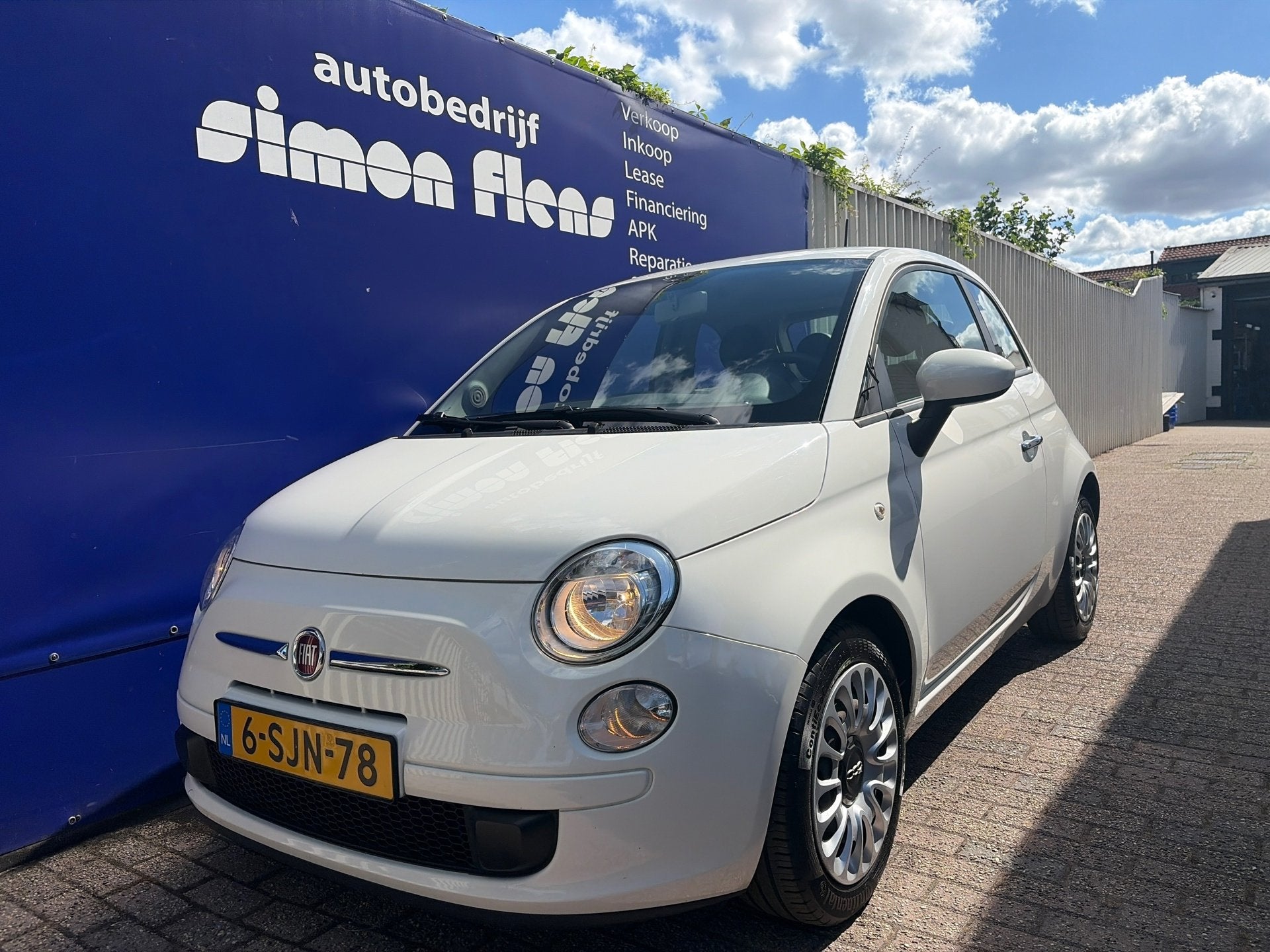 Fiat 500 1.0 TwinAir Pop*AIRCO*, Euro 5, Stof, Gebruikt, Zwart