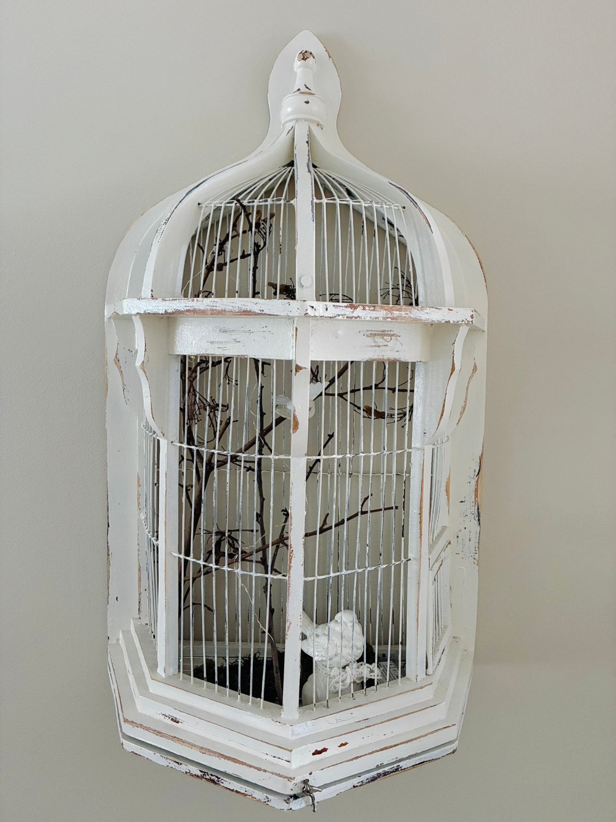 Brocante vogelkooi, Antiek en Kunst, Ophalen of Verzenden