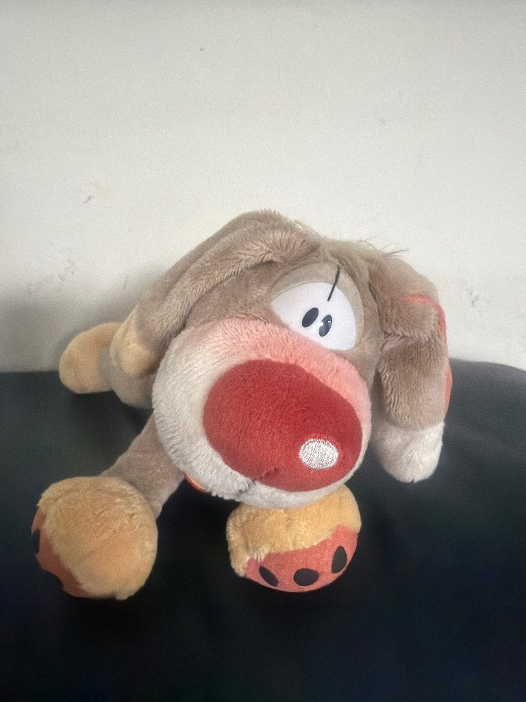 Bibombl knuffel hondje van Dddl 24 cm, Ophalen of Verzenden, Diddl, Nieuw, Knuffel