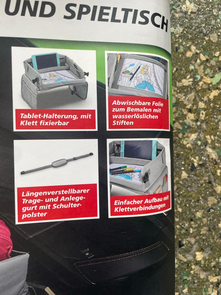 Draagbare Reis- en Speeltafel voor Kinderen, Ophalen of Verzenden, Nieuw