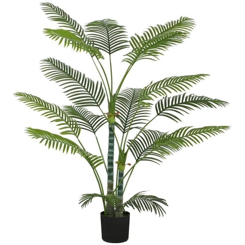 Kunstpalm  kunstplant kunstboom Onderhoudsvrij, Binnen, Groen, Onderhoudsvrij, Kunstplant