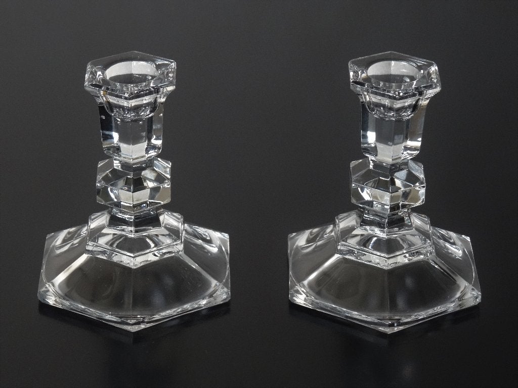 14 kandelaars van kristal, glas, metaal en porselein (nieuw), Overige materialen, Meerkleurig, Nieuw, Ophalen of Verzenden