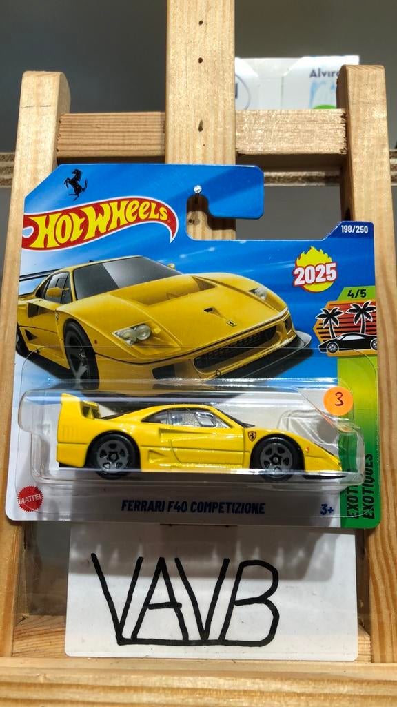 11 Ferrari f40 competizione Hot Wheels Hotwheels VAVB nieuw, Hobby en Vrije tijd, Ophalen of Verzenden, Nieuw, Auto