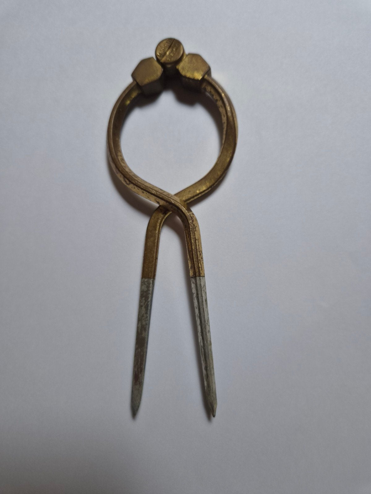 Antieke messing passer - Made in England, Antiek en Kunst, Ophalen of Verzenden