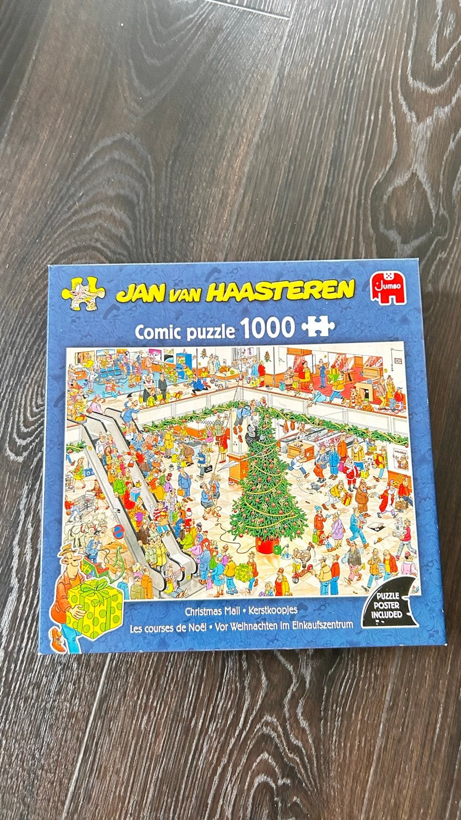 Jan van Haasteren Comic Puzzel 1000 stukjes Kerstmis, Ophalen, 500 t/m 1500 stukjes, Zo goed als nieuw, Legpuzzel