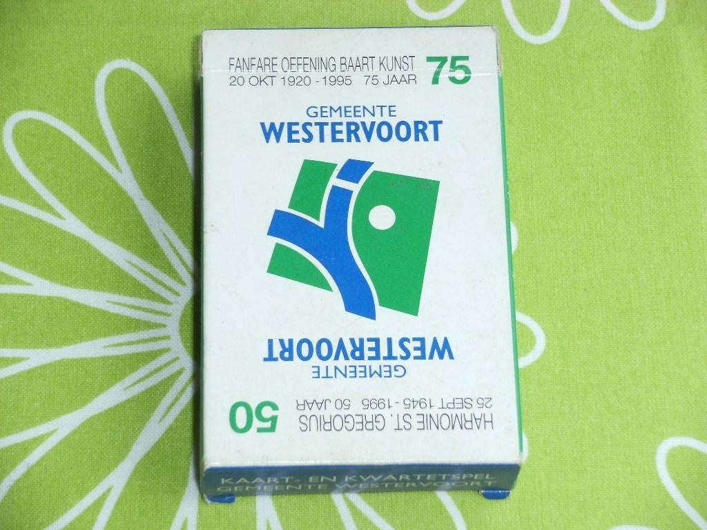 Gemeente Westervoort speelkaarten / kwartet, Verzamelen, Speelkaarten, Jokers en Kwartetten, Ophalen of Verzenden, Zo goed als nieuw