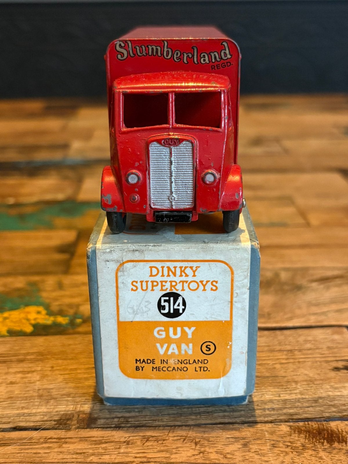 Dinky Supertoys 514-G Guy Otter Van Slumberland 1949-1952, Ophalen of Verzenden, Zo goed als nieuw