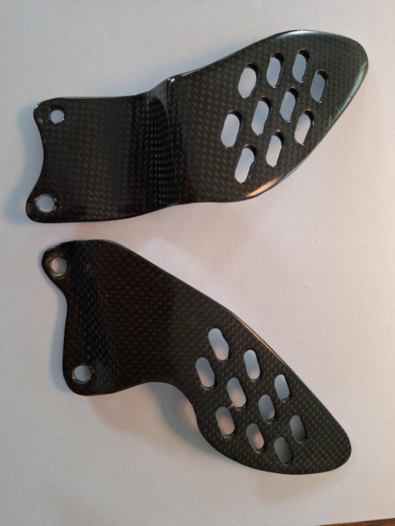 Carbon heelplates Yamaha R1 2005 RN12, Motoren, Onderdelen | Overige, Ophalen of Verzenden