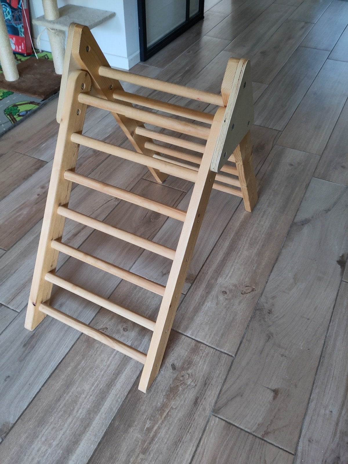 Klimrek hout 67cm hoog, Ophalen, Zo goed als nieuw, Overige typen