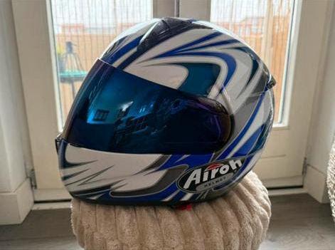Airoh Motorhelm Maat XS/S - Inclusief Vizier & Helmtas, Overige merken, XS, Ophalen of Verzenden, Integraalhelm