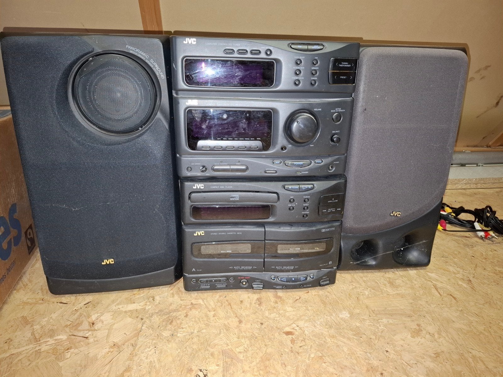JVC Stereoset met CD-speler, Cassettedeck en Radio, Ophalen