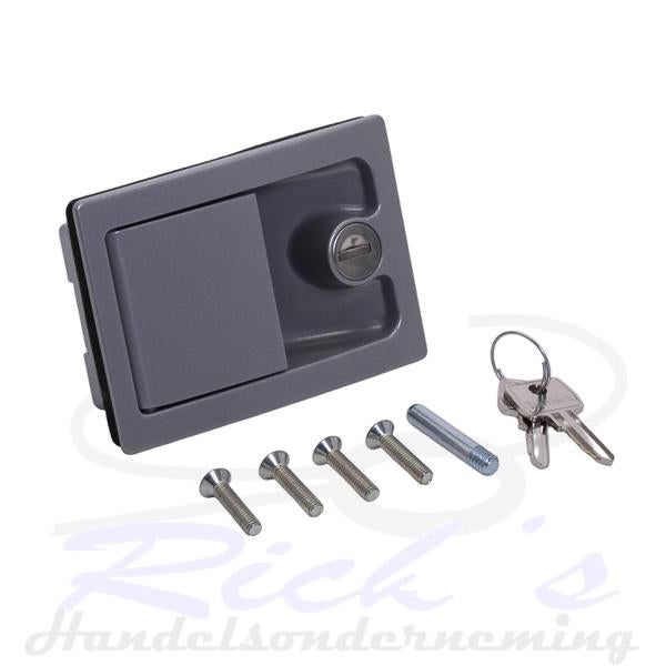 Deurslot / caravanslot compleet PREMIUM met greep, NB, Nieuw, Ophalen of Verzenden, NB
