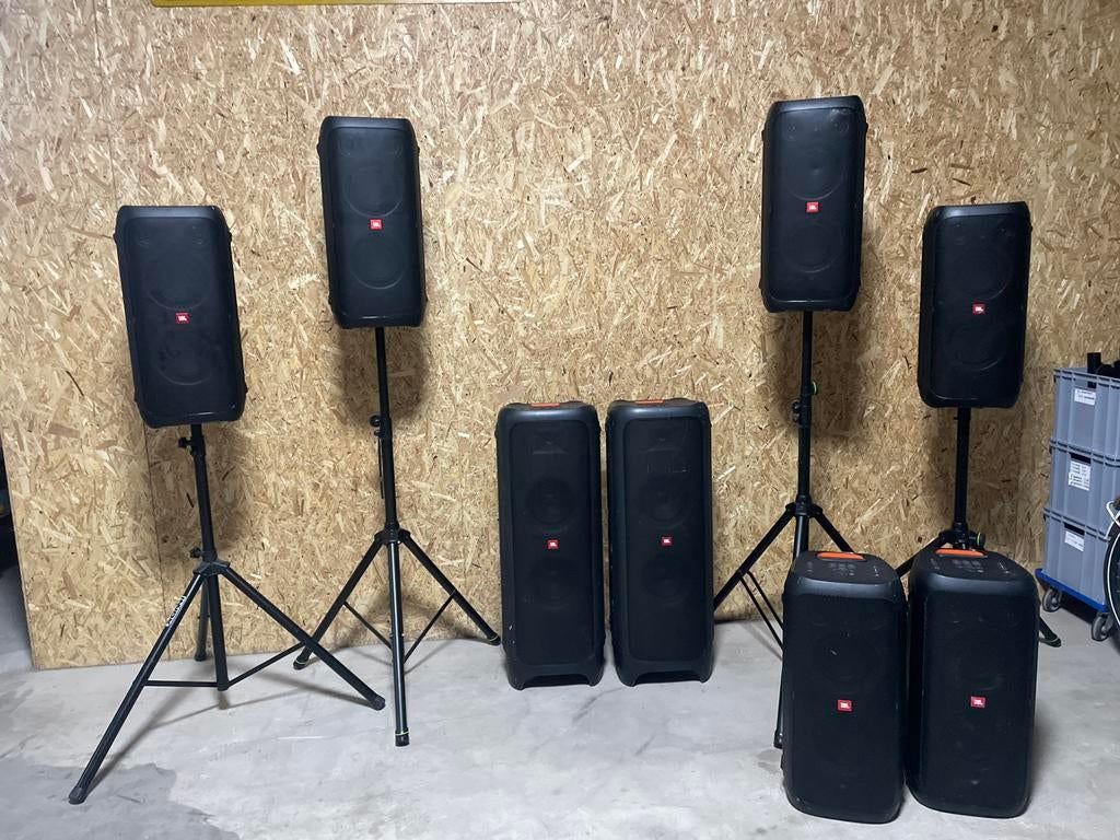 JBL 310/1000 speaker sets te huur!! Al vanaf 45 euro, Ophalen of Verzenden, Zo goed als nieuw