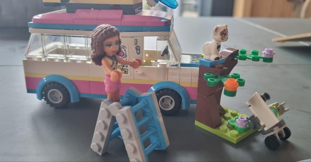 Lego Friends 41333 - Mia's missie voertuig, Ophalen of Verzenden, Zo goed als nieuw, Complete set, Lego