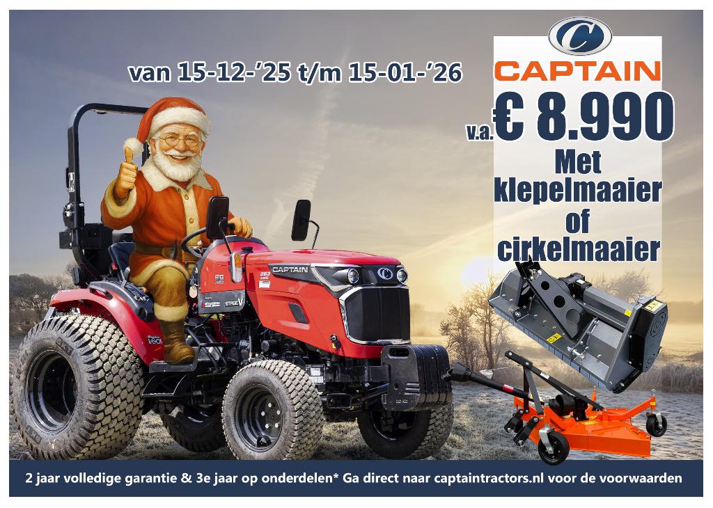 Captain 263 HST 4wd 25pk ook LEASE voor particulier!, Overige merken, Tot 2500, Nieuw, Ophalen of Verzenden