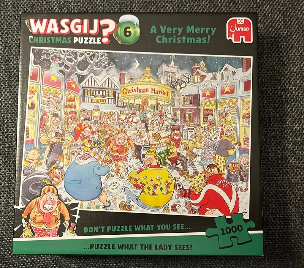 Wasgij: A very merry Christmas! 1000 stukjes, Ophalen of Verzenden, 500 t/m 1500 stukjes, Zo goed als nieuw