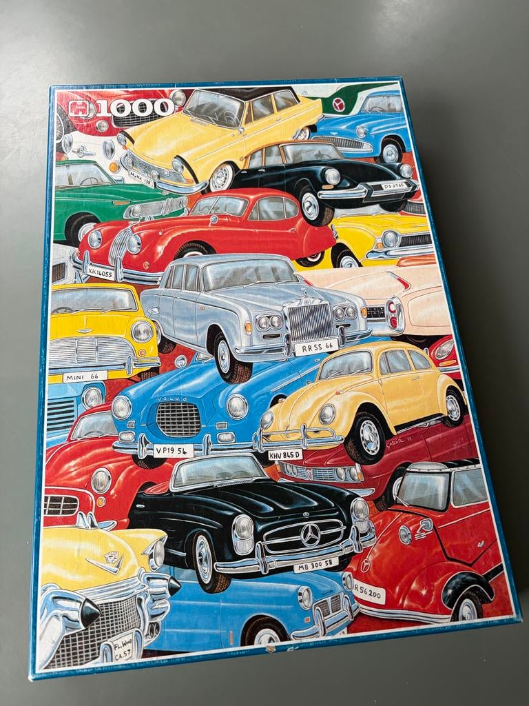 Jumbo Oldtimers Legpuzzel - Paul Gasoir 1000 stukjes, Ophalen of Verzenden, 500 t/m 1500 stukjes, Zo goed als nieuw, Legpuzzel