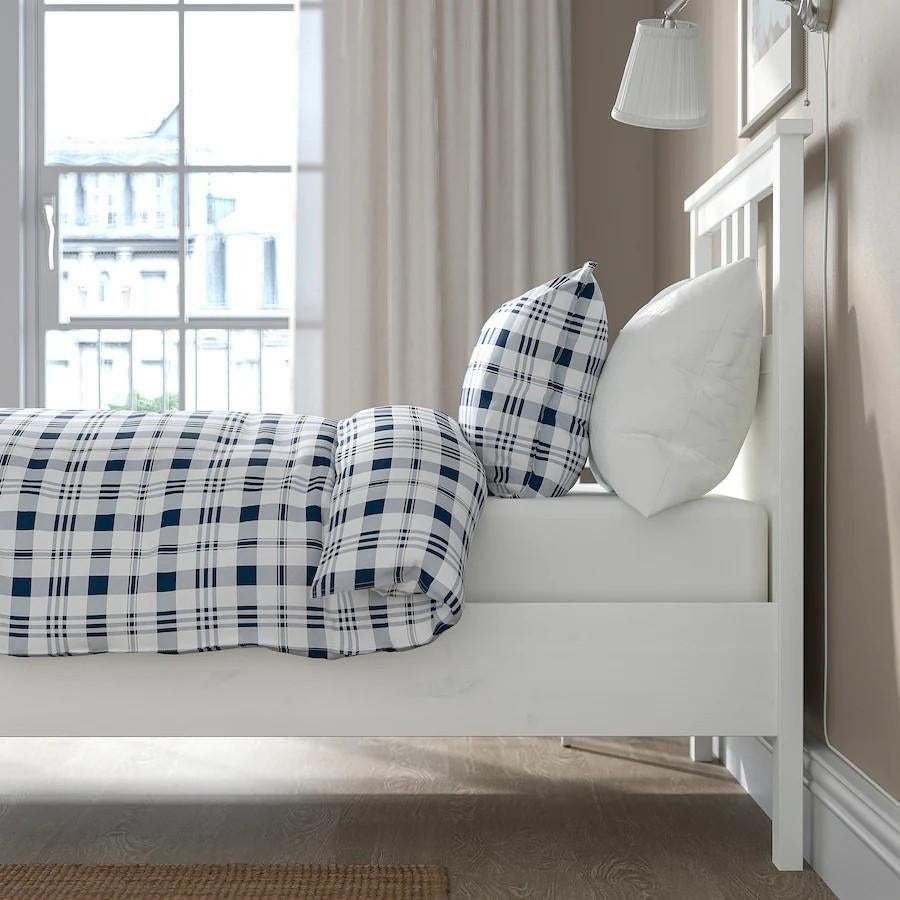 Ikea Matras Extra Lang - 220 cm, Ophalen, 90 cm, Eenpersoons, Wit