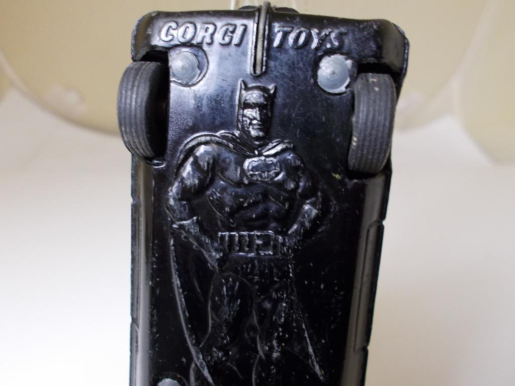 1966 Corgi Toys 267 BATMOBILE + ORIGINELE BATMAN! (-G-), Hobby en Vrije tijd, Ophalen of Verzenden, Gebruikt, Auto, Corgi