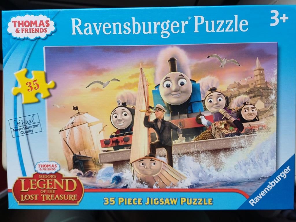 Ravensburger Puzzel 3+ Thomas de trein, Ophalen of Verzenden, 10 tot 50 stukjes