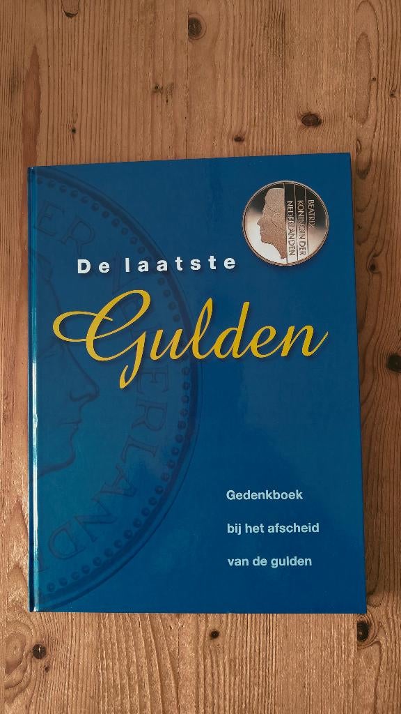 De laatste gulden gedenkboek bij het afscheid van de gulden, Ophalen of Verzenden, Koningin Beatrix