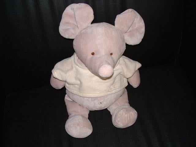 TIAMO MUIS MIKE THE MOUSE VELOURS GRIJS MET WIT VELOURS, Ophalen of Verzenden, Nieuw, Overige typen
