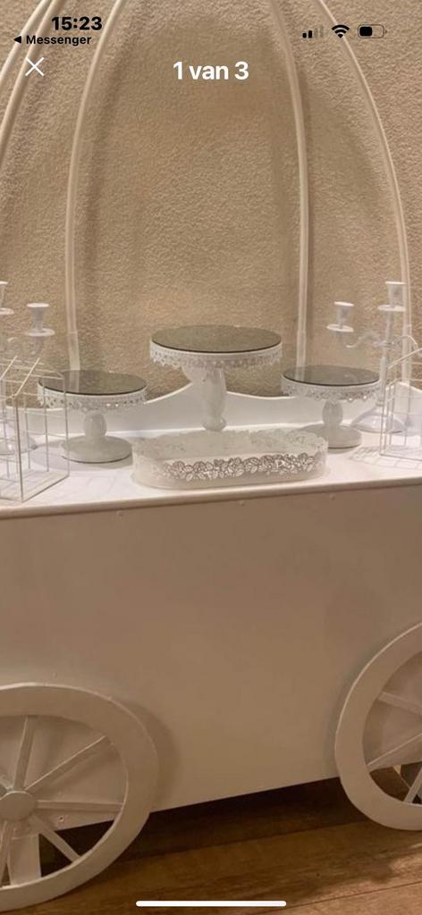 Te huur Sweet table set €35, Ophalen of Verzenden, Zo goed als nieuw