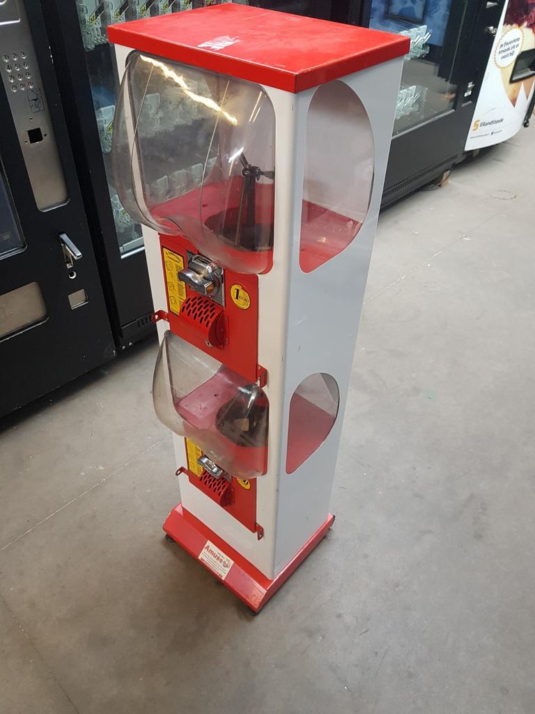 Dubbele capsule automaat, Verzamelen, Automaten | Overige, Ophalen, Gebruikt