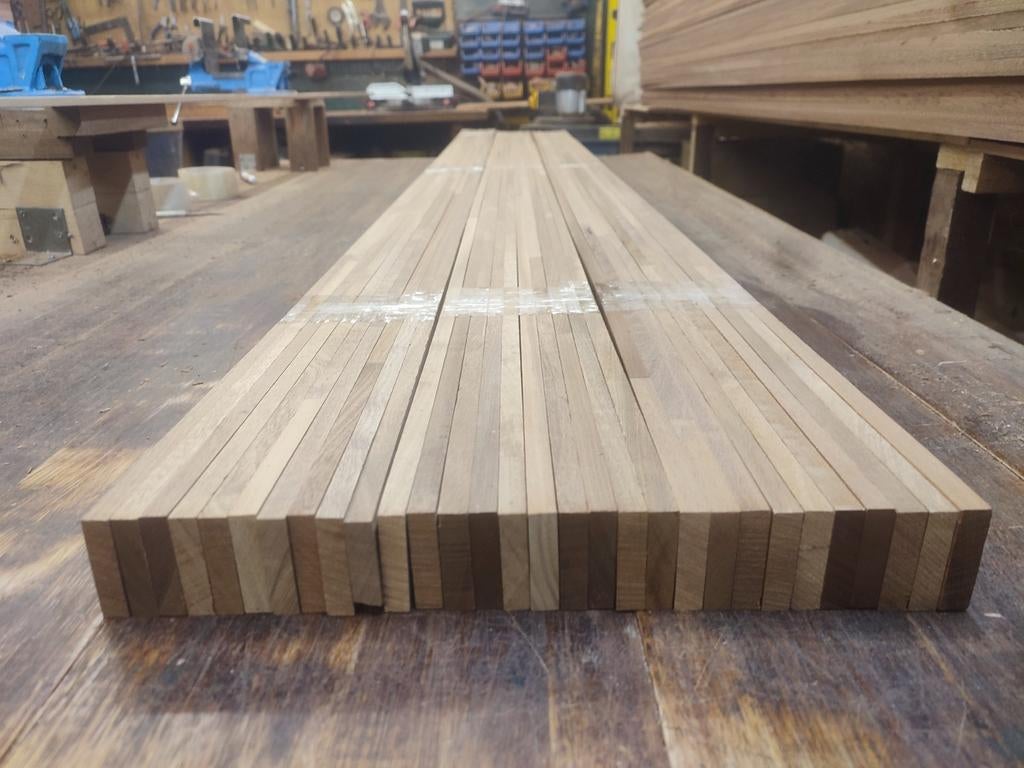 Hardhouten latten (Mahonie), Ophalen, Minder dan 25 mm, Nieuw, 250 tot 300 cm