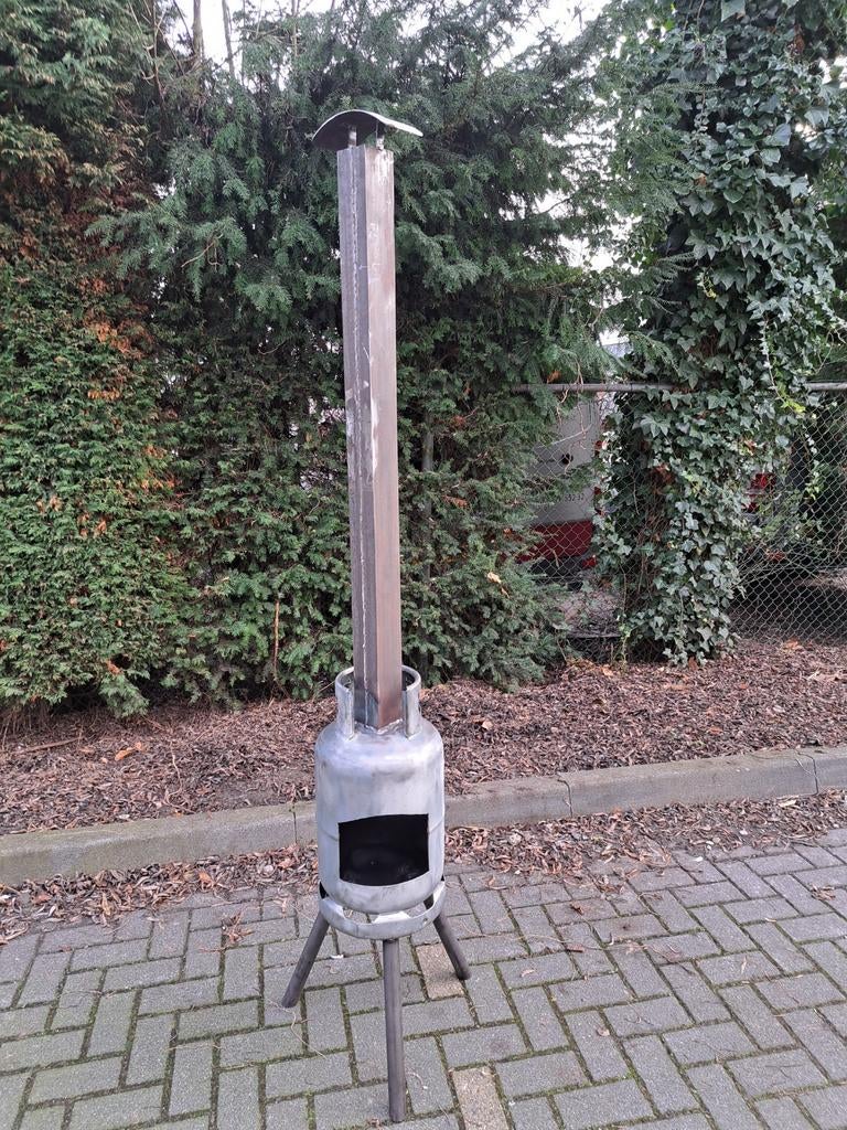 Tuinkachel gasfles kachel, Ophalen