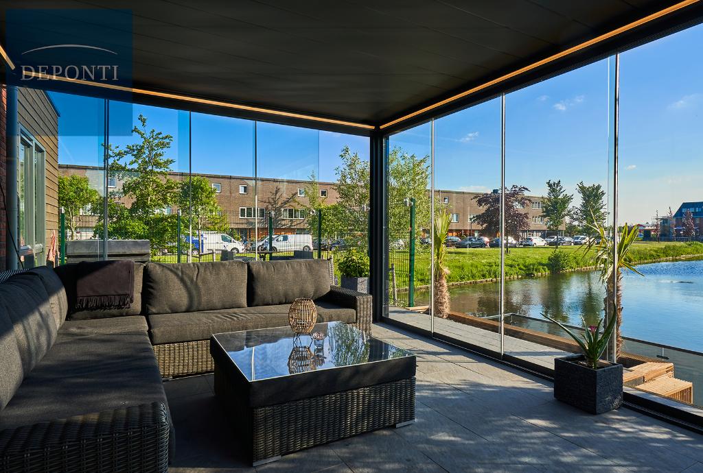 Elektr. lamellen overkapping 500x300 cm € 9995 euro, Tuin en Terras, Overkappingen, Ketelmeerstraat 152, Info@overkappingplaza.nl