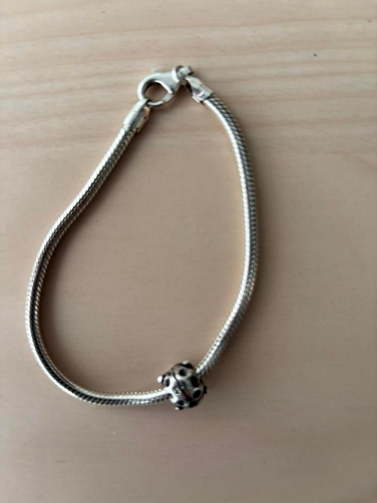 Pandora armband, Sieraden, Tassen en Uiterlijk, Armbanden, Ophalen, Zo goed als nieuw, Zilver