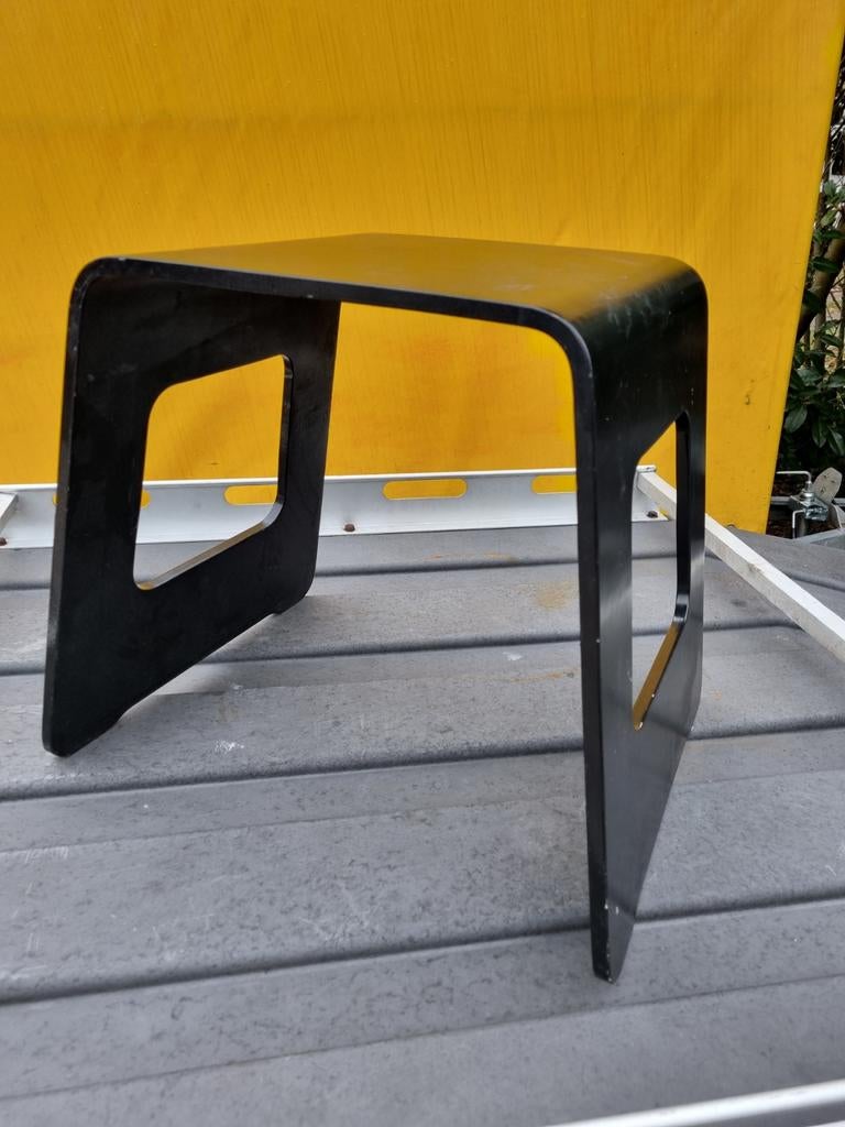 Vintage Ikea Lisa Norinder krukje bijzettafeltje, Huis en Inrichting, Minder dan 55 cm, Gebruikt, Rond, Ophalen