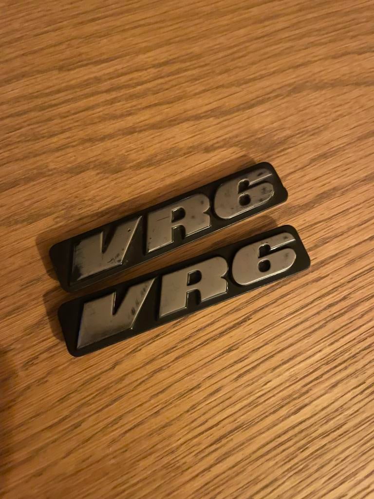 Vw golf mk3 vr6 sierlijst emblemen origneel vw oem, Ophalen of Verzenden