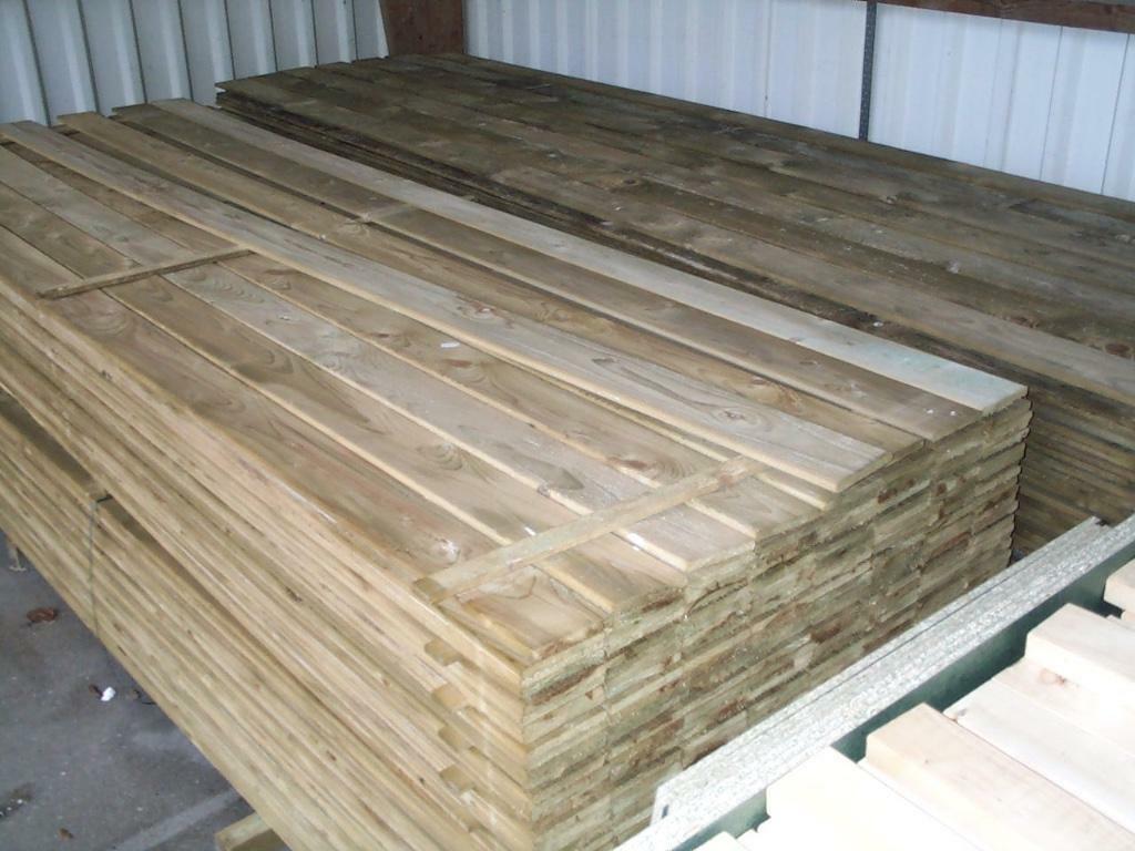 schuttingplanken geïmpregneerd, Tuin en Terras, Palen, Balken en Planken, Ophalen, Nieuw, 180 tot 250 cm, Planken