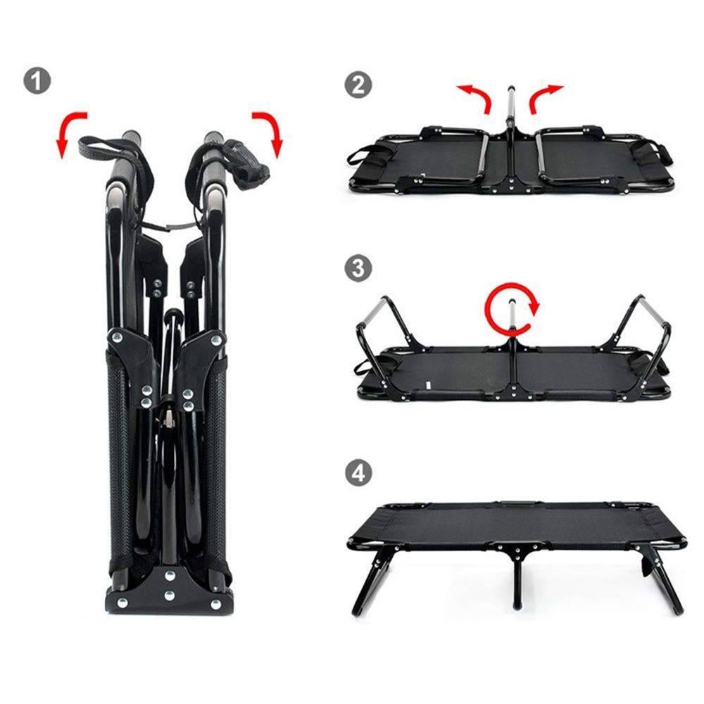 Hondenstretcher Outdoor Zwart Stretcher - Hond Honden puppy, Dieren en Toebehoren, Ophalen of Verzenden, Nieuw