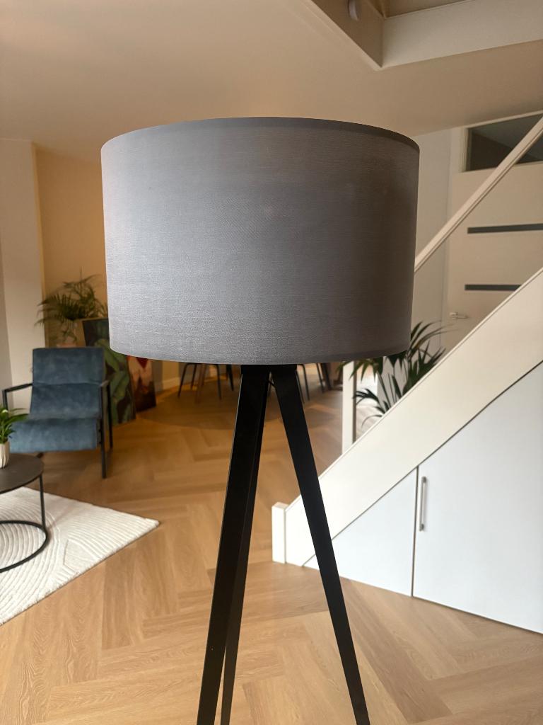 Zuiver Tripod Vloerlamp - Zwart / Grijs, Ophalen, Gebruikt, 150 tot 200 cm