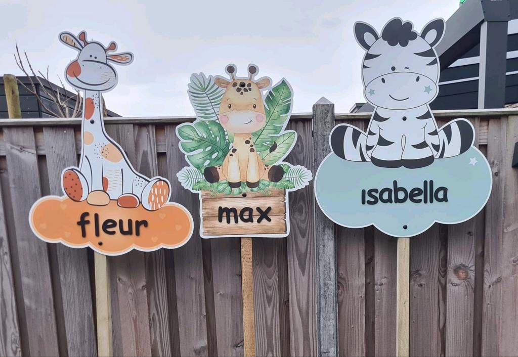 Geboortebord te huur!, Ophalen