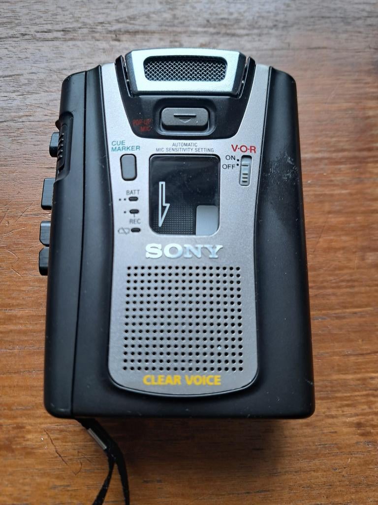 Sony cassette recorder vintage, Audio, Tv en Foto, Walkmans, Discmans en Minidiscspelers, Ophalen of Verzenden, Walkman