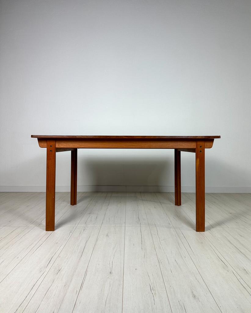 Vintage Nils Jonsson Hugo Troeds Teak Uitschuifbare Eettafel, Huis en Inrichting, Tafels | Eettafels, 50 tot 100 cm, Teakhout
