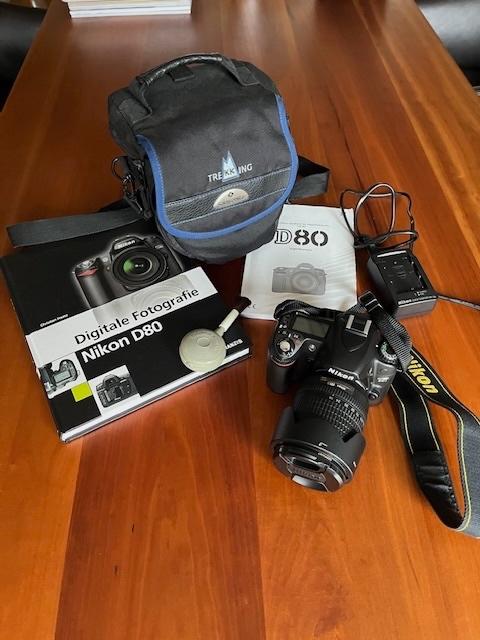 Nikon D80 - spiegelreflexcamera compleet, Gebruikt, Spiegelreflex, Ophalen of Verzenden, Nikon