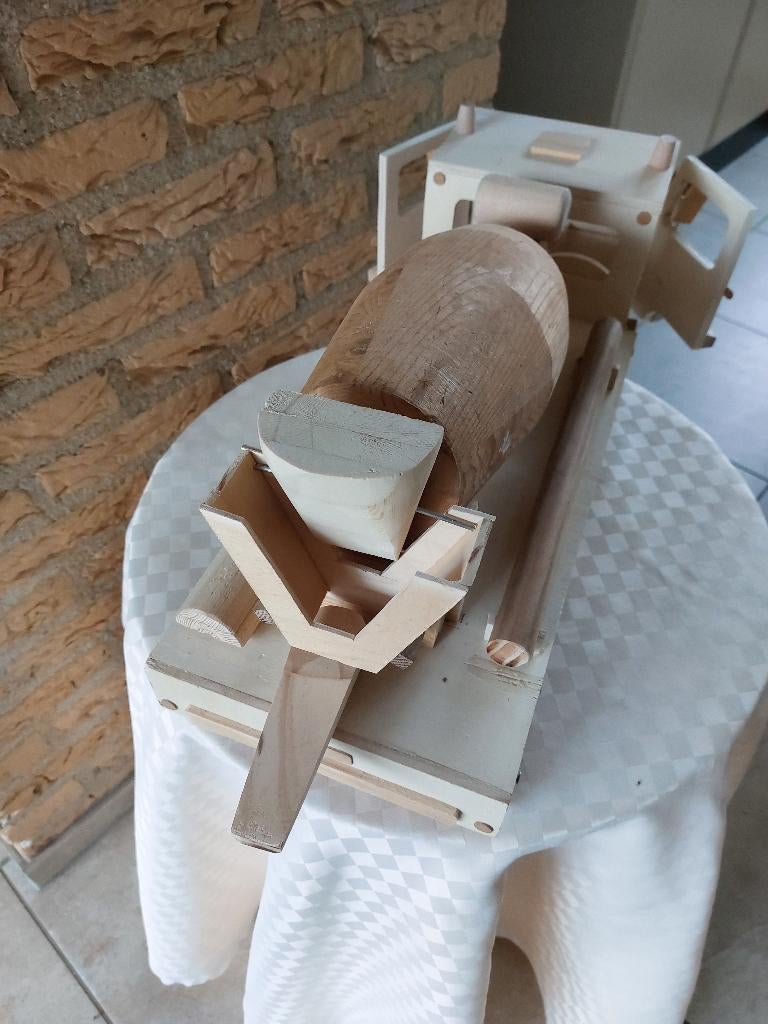 houten vrachtauto met betonmolen,gewicht 4,5 kilo, lengte 54, Kinderen en Baby's, Speelgoed | Houten speelgoed, Ophalen of Verzenden