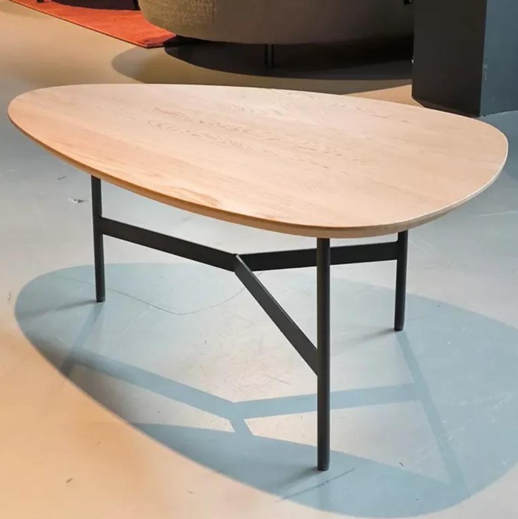 Salontafel Guriu 90x60 cm Light Oak Baenks, Huis en Inrichting, Tafels | Salontafels, Ophalen, 50 tot 100 cm, Nieuw, 50 tot 100 cm
