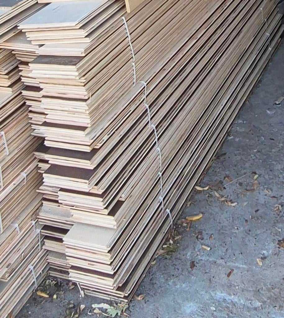 Eiken Duoplank Vloer te Koop, Gebruikt, 10 m² of meer, 10 tot 30 cm, Hout