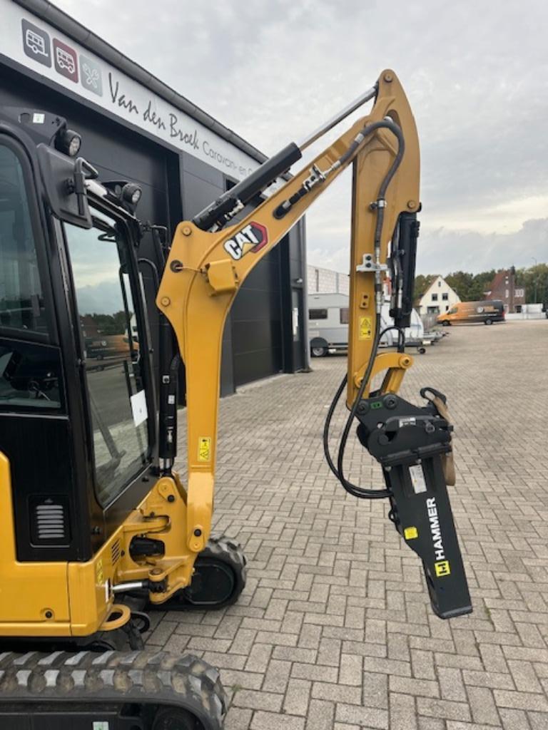 Minigraafmachine CAT 301.8, Ophalen, Graafmachine