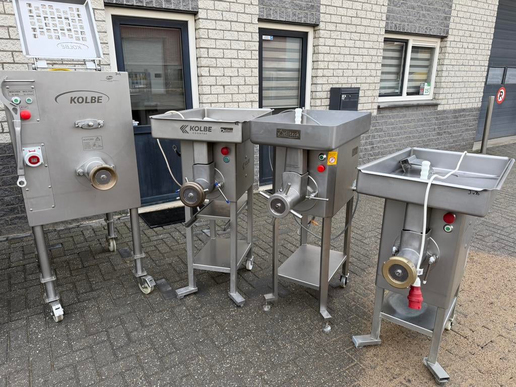gehaktmolen lintzaag mengmachine vacuummachine cutter, Ophalen