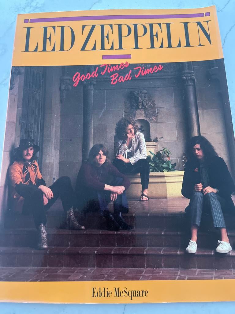 Led Zeppelin Boek met Prachtige Foto's - Zeer Nette Staat, Ophalen of Verzenden, Zo goed als nieuw, Artiest