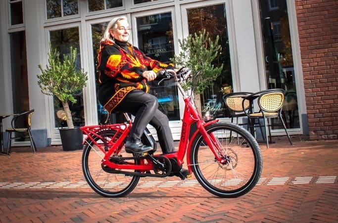 Azor Elburg ebike stabiel fietsen, Fietsen en Brommers, Elektrische fietsen, Nieuw, 47 tot 51 cm, 50 km per accu of meer, Ophalen