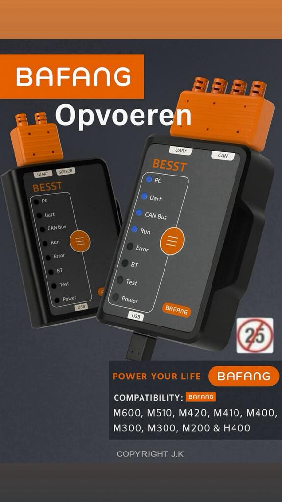 Bafang opvoeren / snelheidsupgrade / begrenzer verwijderen, Fietsen en Brommers, Elektrische fietsen, Ophalen, Nieuw, Overige merken