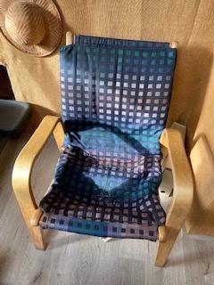 Braakman stoel - design 50er jaren, Ophalen, Gebruikt, Minder dan 75 cm, Stof